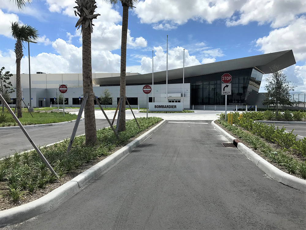 Bombardier Service Center Construction